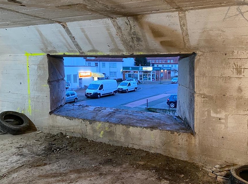 Betonschneiden Bremen Bunker